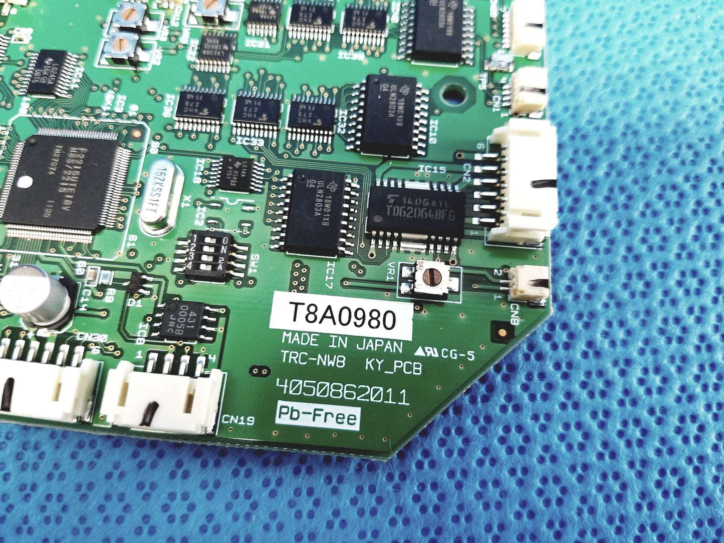 Topcon TRC-NW8 KY PCB Control Circuit Board 4050862011 T8A0980