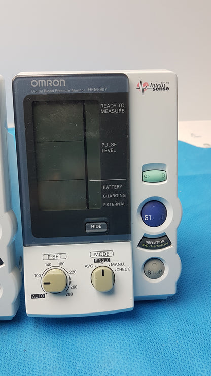 Lot of 6 Omron HEM-907 IntelliSense Digital Blood Pressure Monitor