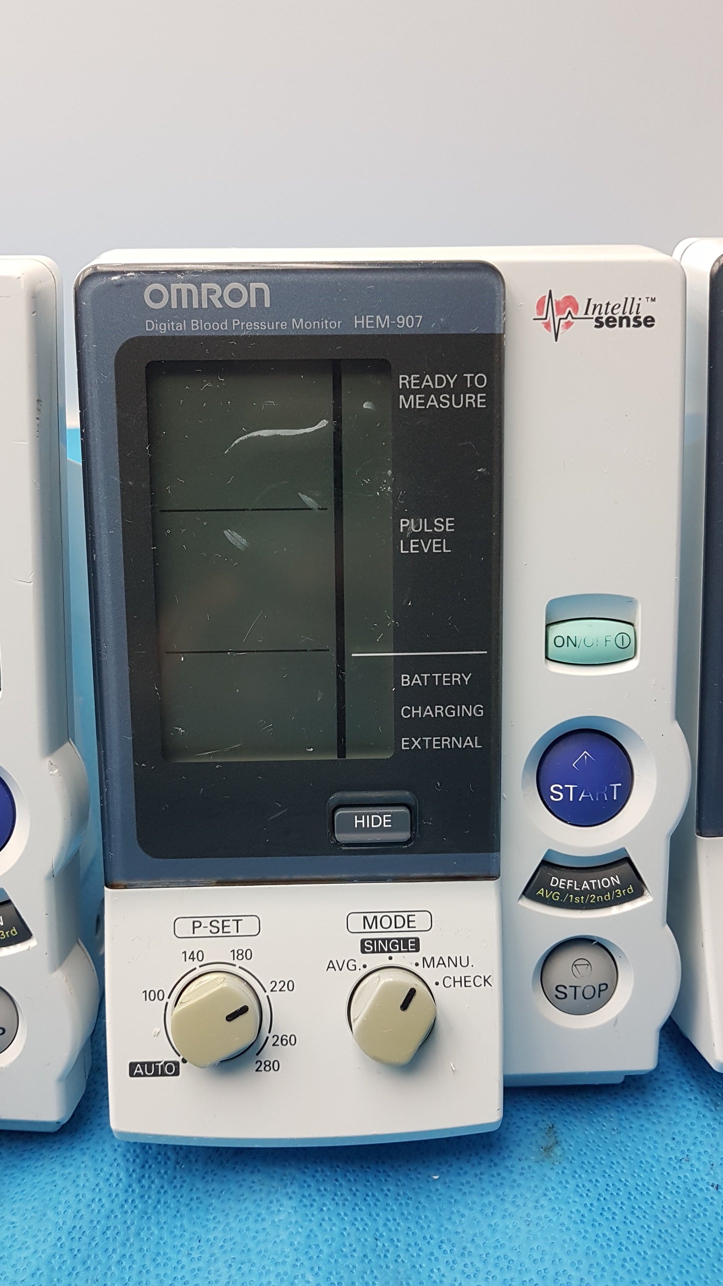 Lot of 6 Omron HEM-907 IntelliSense Digital Blood Pressure Monitor