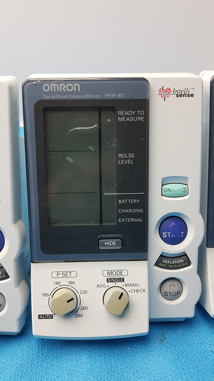 Lot of 6 Omron HEM-907 IntelliSense Digital Blood Pressure Monitor