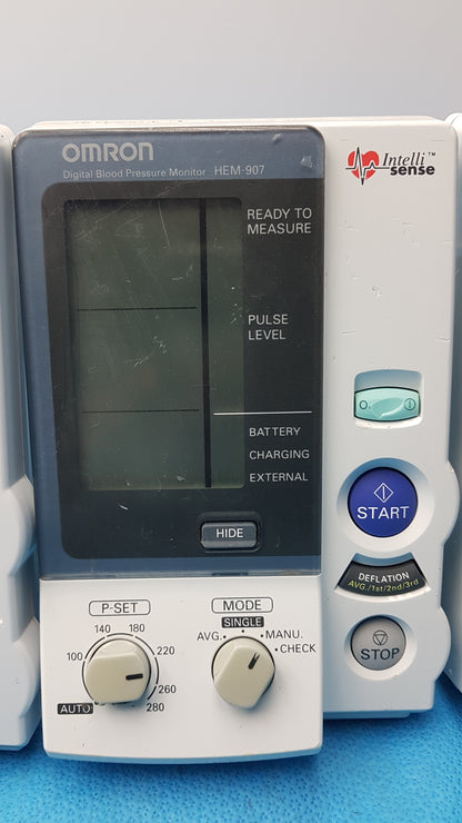 Lot of 6 Omron HEM-907 IntelliSense Digital Blood Pressure Monitor