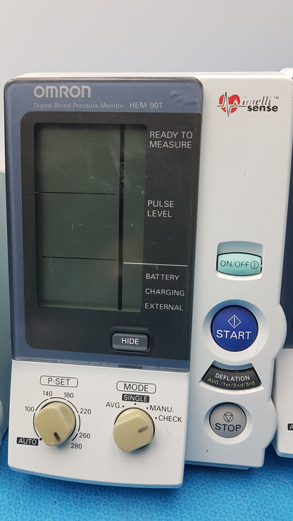 Lot of 6 Omron HEM-907 IntelliSense Digital Blood Pressure Monitor