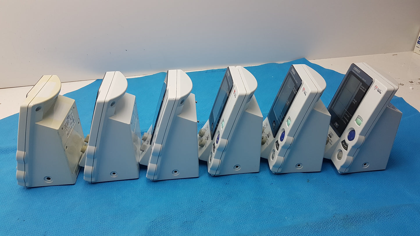 Lot of 6 Omron HEM-907 IntelliSense Digital Blood Pressure Monitor