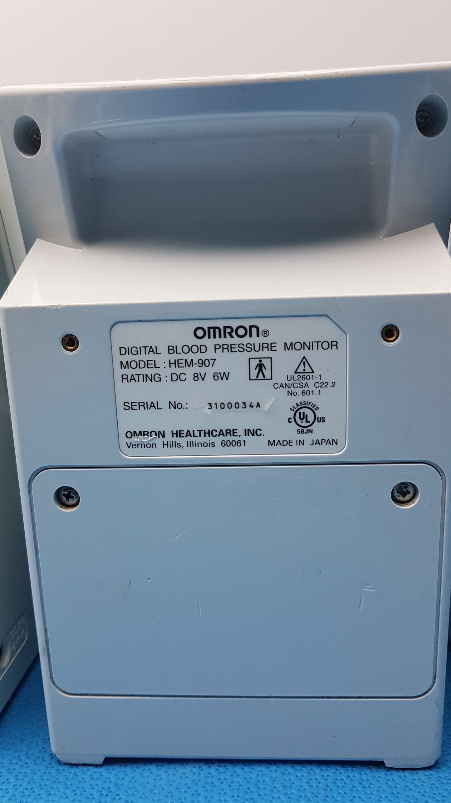 Lot of 6 Omron HEM-907 IntelliSense Digital Blood Pressure Monitor