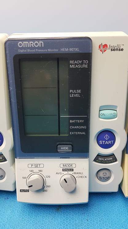 Lot of 6 Omron HEM-907XL Digital Blood Pressure Monitor