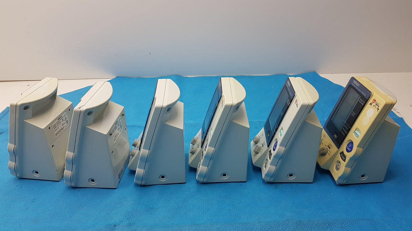Lot of 6 Omron HEM-907XL Digital Blood Pressure Monitor