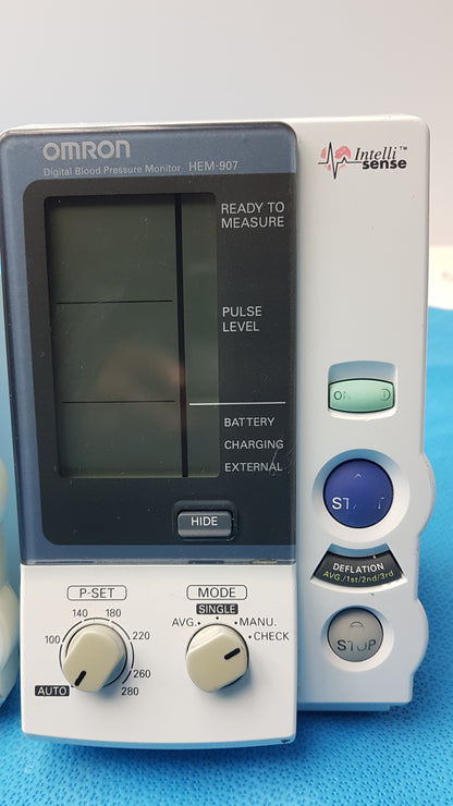 Lot of 6 Omron HEM-907 IntelliSense Professional Digital Blood Pressure Monitor