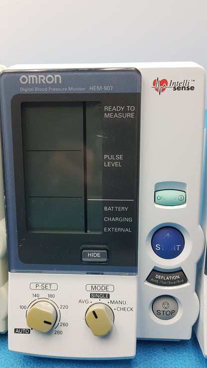 Lot of 6 Omron HEM-907 IntelliSense Professional Digital Blood Pressure Monitor