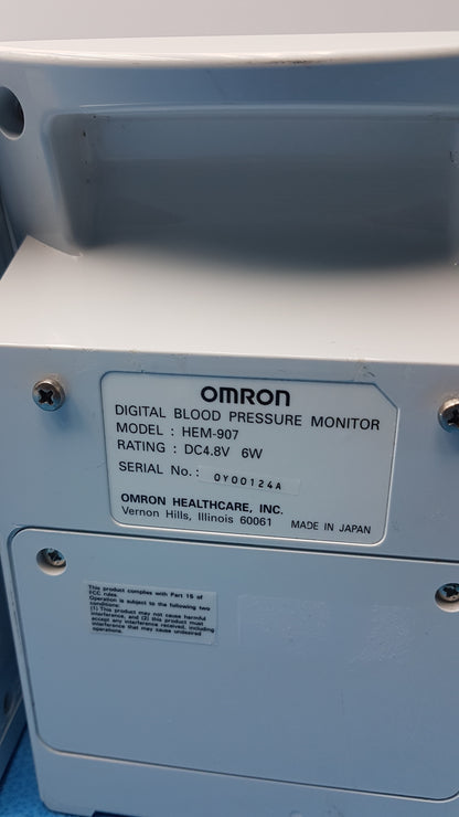 Lot of 6 Omron HEM-907 IntelliSense Professional Digital Blood Pressure Monitor