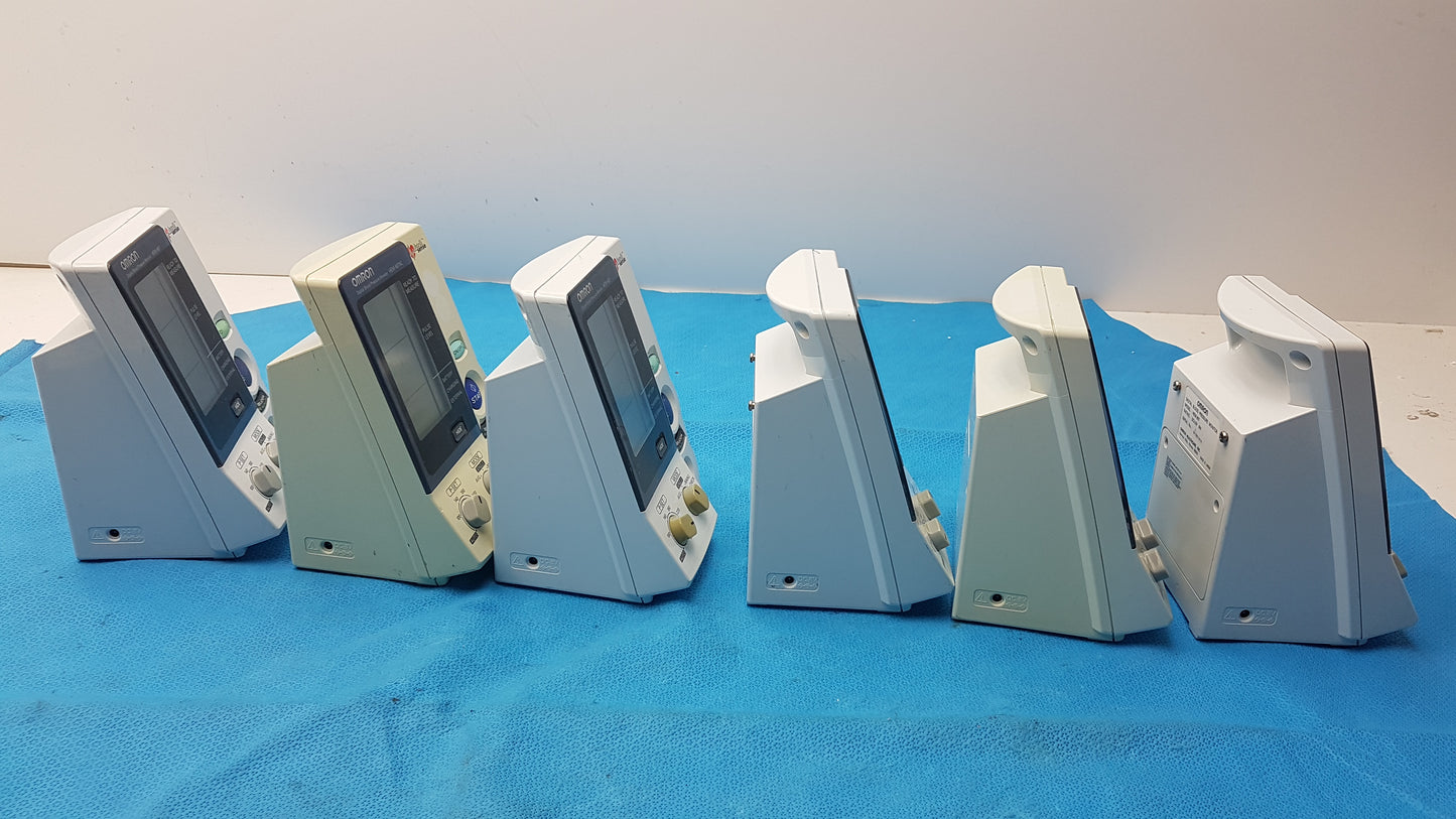 Lot of 6 Omron HEM-907 IntelliSense Professional Digital Blood Pressure Monitor