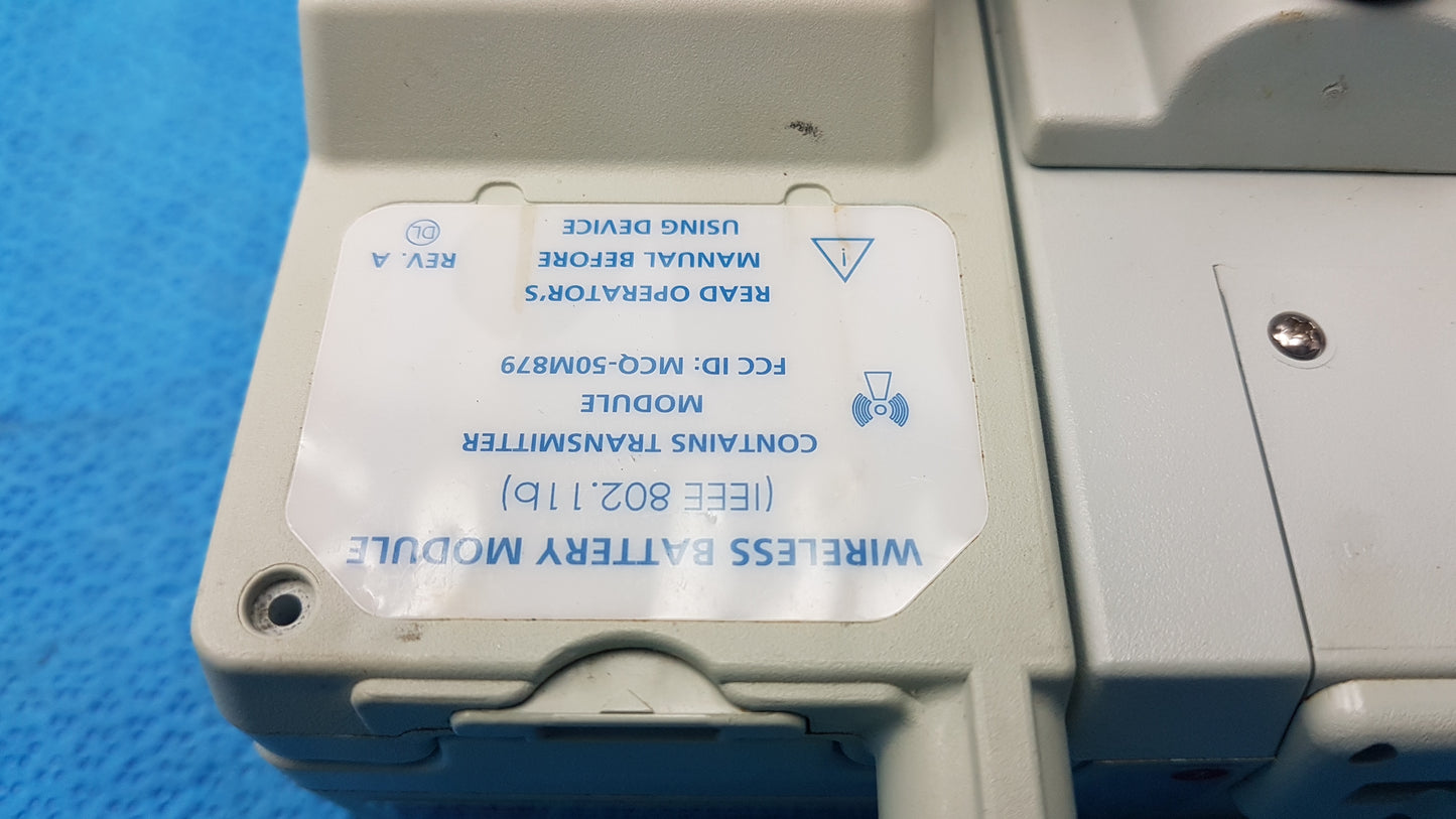 Lot of 2 Baxter Sigma Spectrum Infusion Pumps With AC Power Adapters P/N 35162