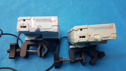Lot of 2 Baxter Sigma Spectrum Infusion Pumps With AC Power Adapters P/N 35162