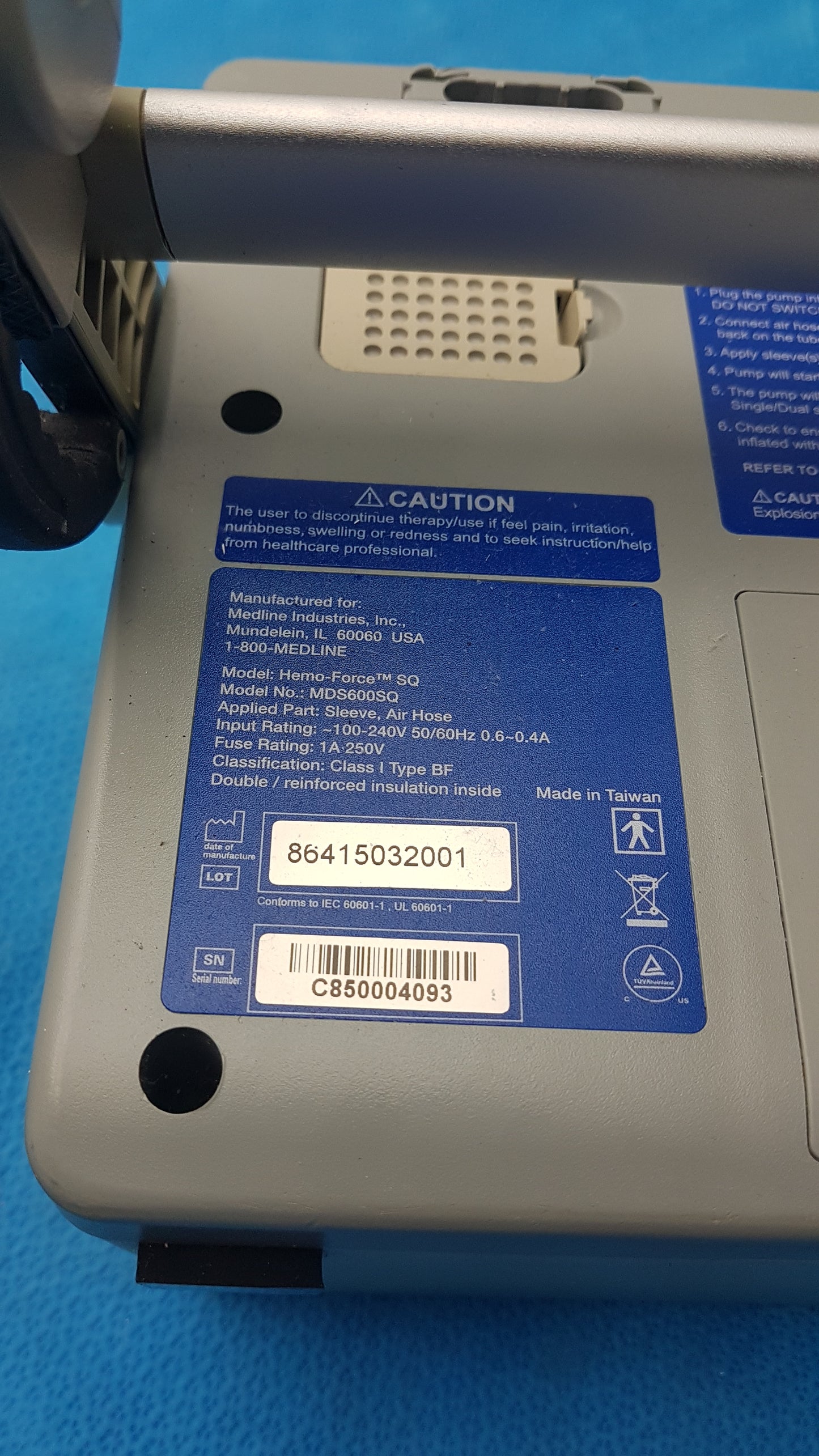 Lot of 5 Medline Hemo Force DVT Compression Pump