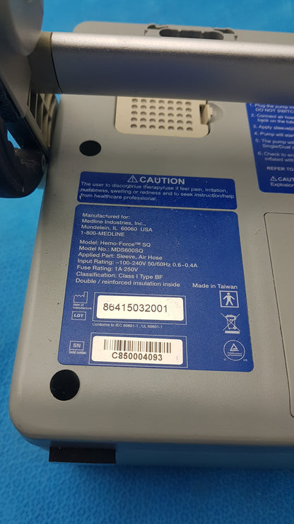 Lot of 5 Medline Hemo Force DVT Compression Pump