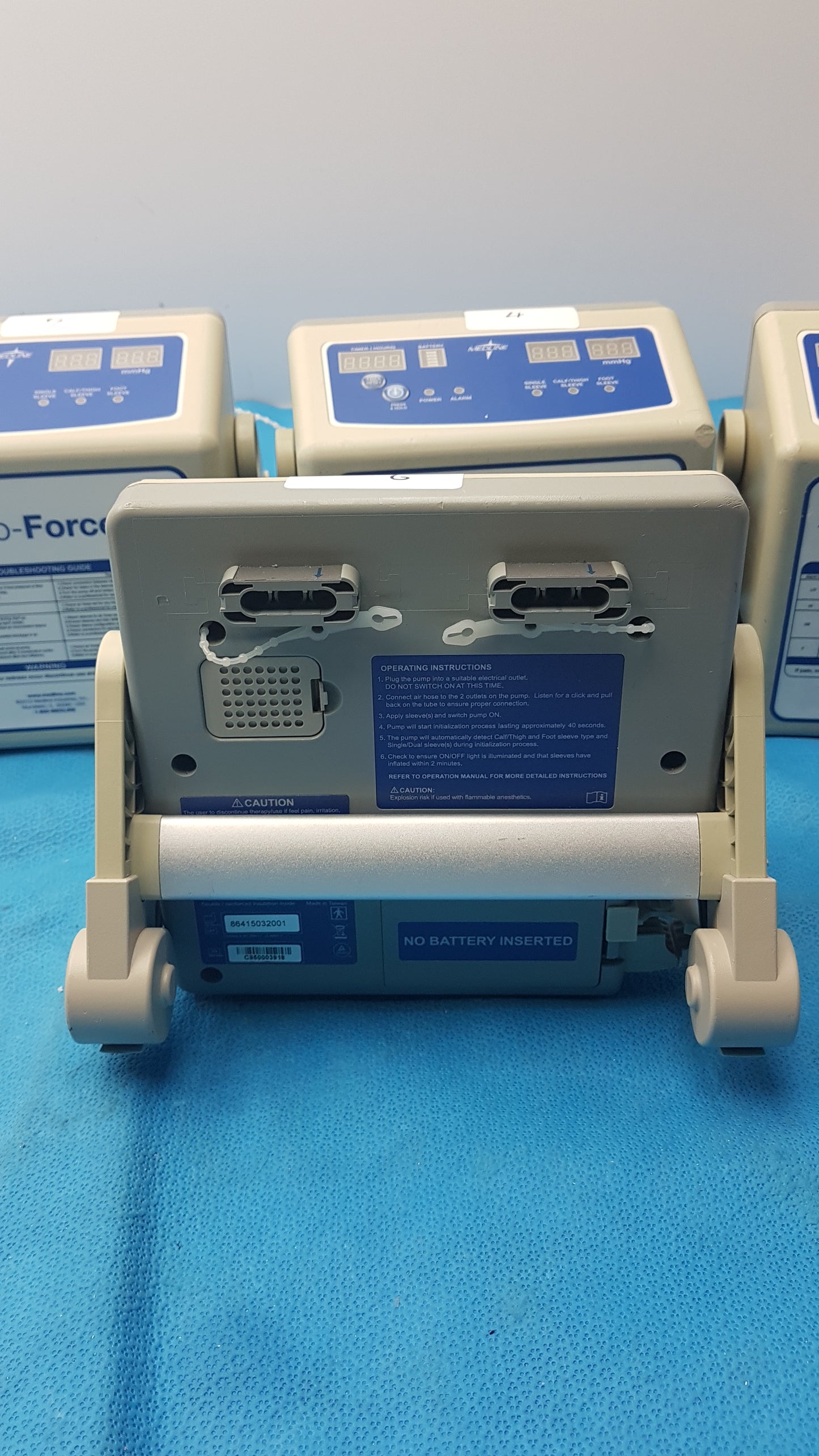 Lot of 5 Medline MDS600SQ Hemo Force SQ Sequential DVT Pump