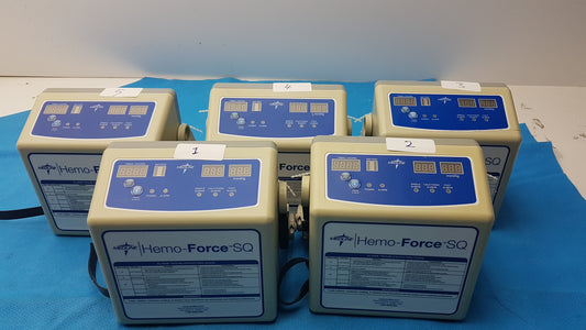 Lot of 5 Medline MDS600SQ Hemo Force SQ Sequential DVT Pump