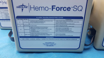 Lot of 5 Medline MDS600SQ Hemo Force SQ Sequential DVT Pump