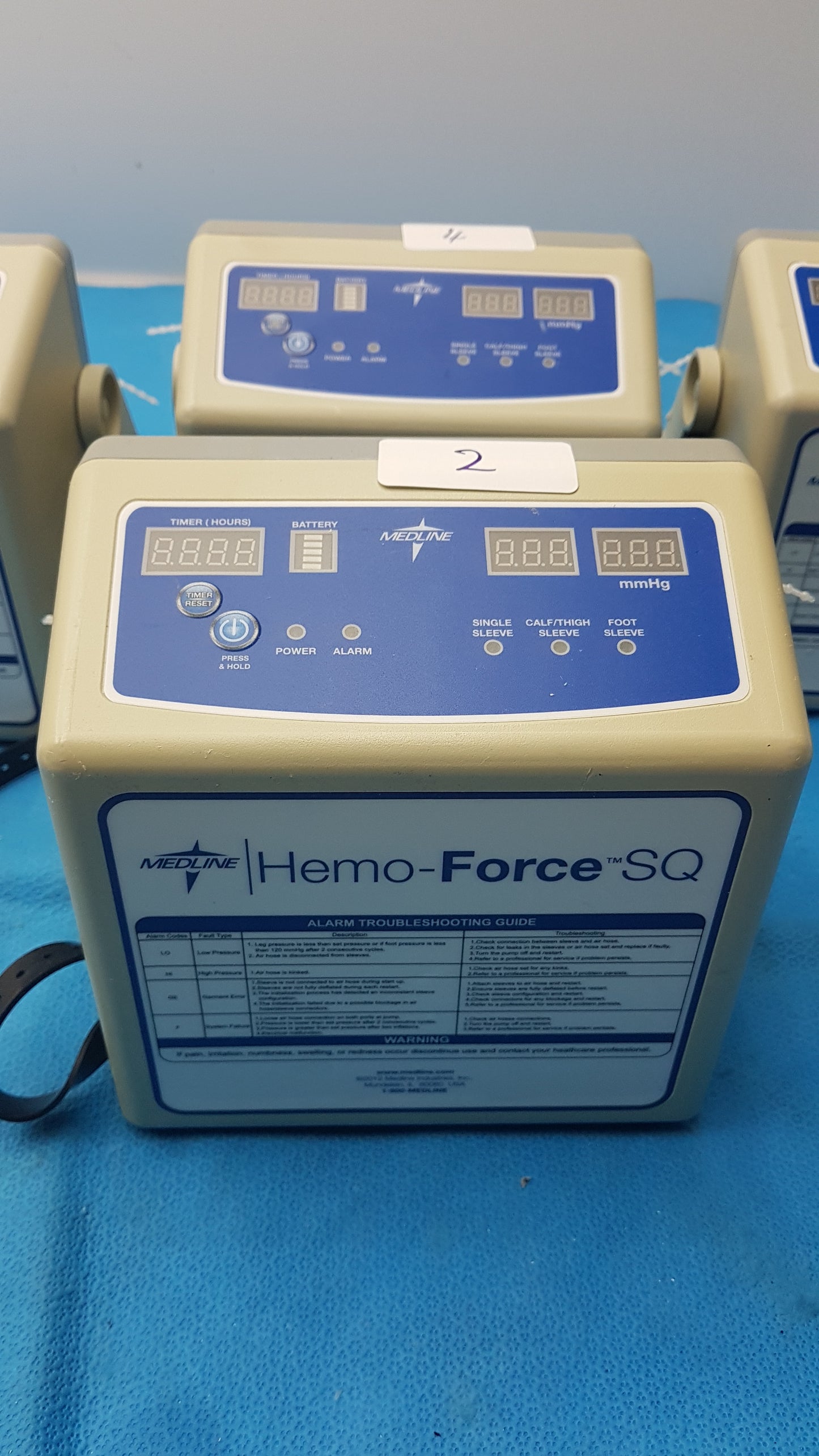 Lot of 5 Medline MDS600SQ Hemo Force SQ Sequential DVT Pump