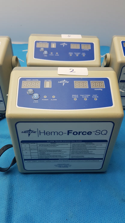 Lot of 5 Medline MDS600SQ Hemo Force SQ Sequential DVT Pump
