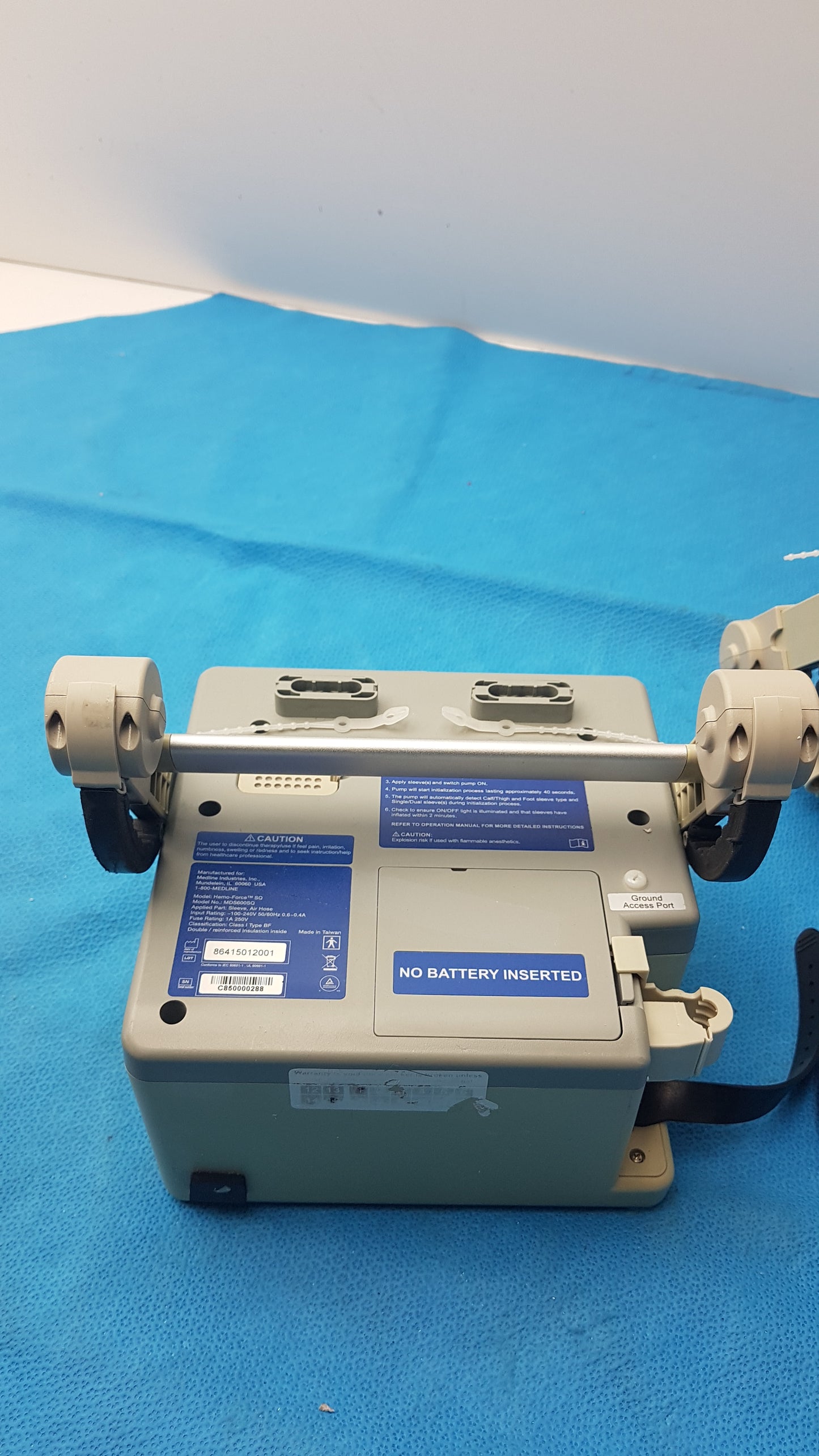 Lot of 5 Medline MDS600SQ Hemo Force SQ Sequential DVT Pump