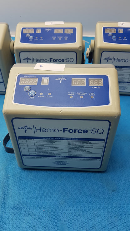 Lot of 5 Medline MDS600SQ Hemo Force SQ Sequential DVT Pump