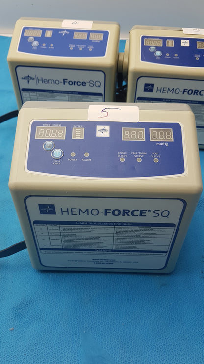 Lot of 5 Medline Hemo Force DVT Compression Pump Model MDS600SQ