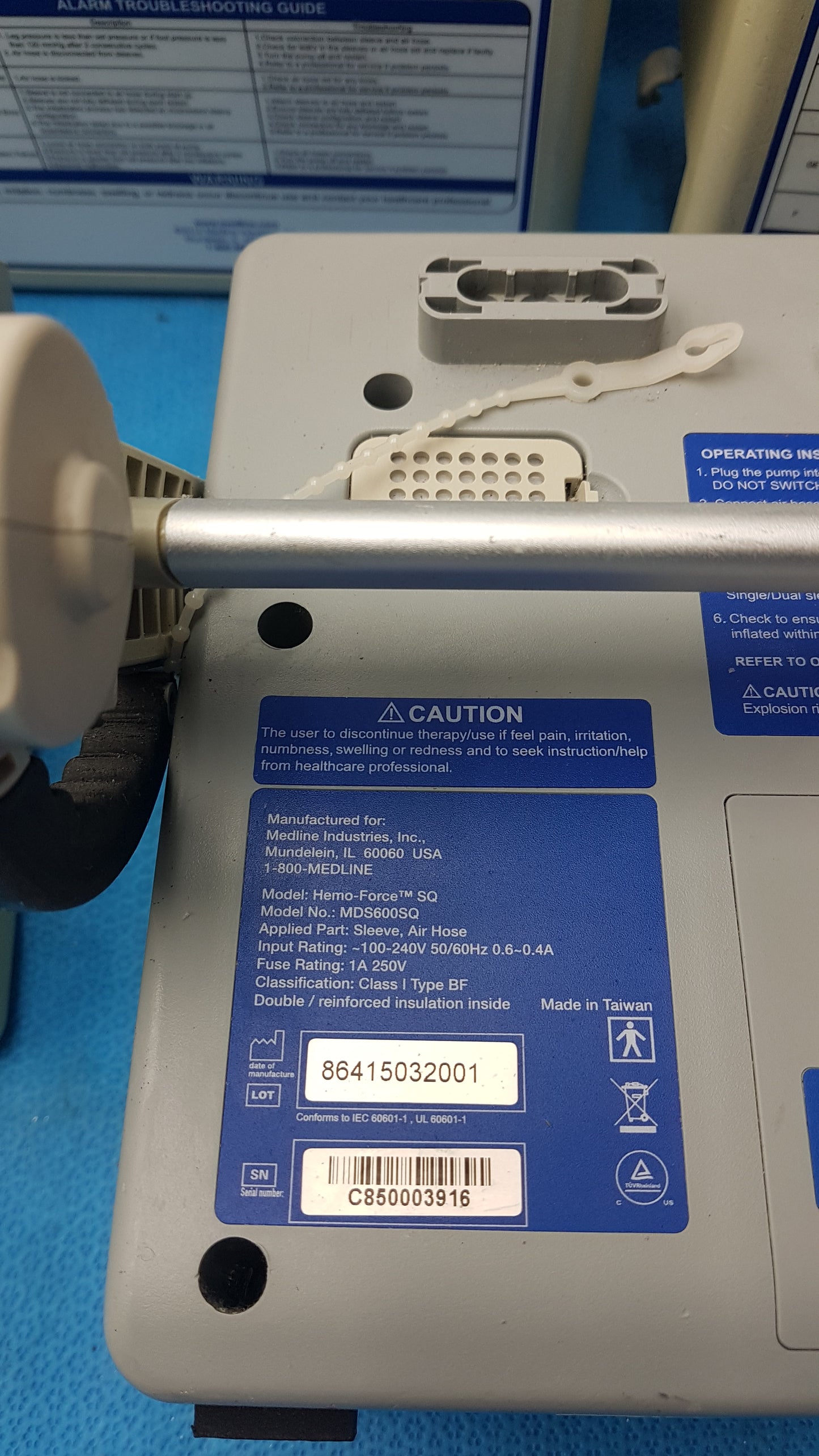 Lot of 5 Medline Hemo Force DVT Compression Pump MDS600SQ