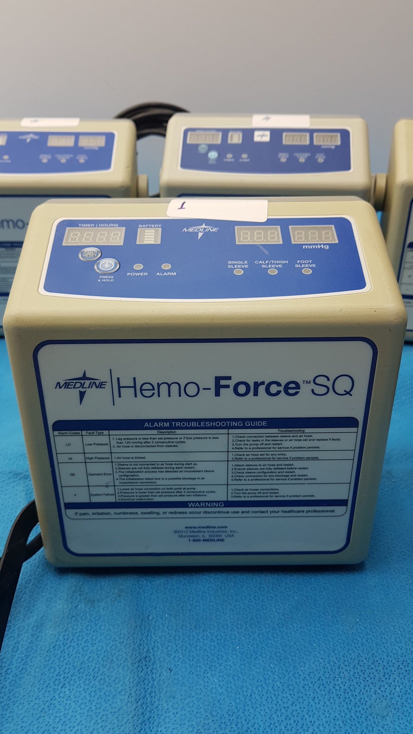 Lot of 5 Medline Hemo Force DVT Compression Pump MDS600SQ