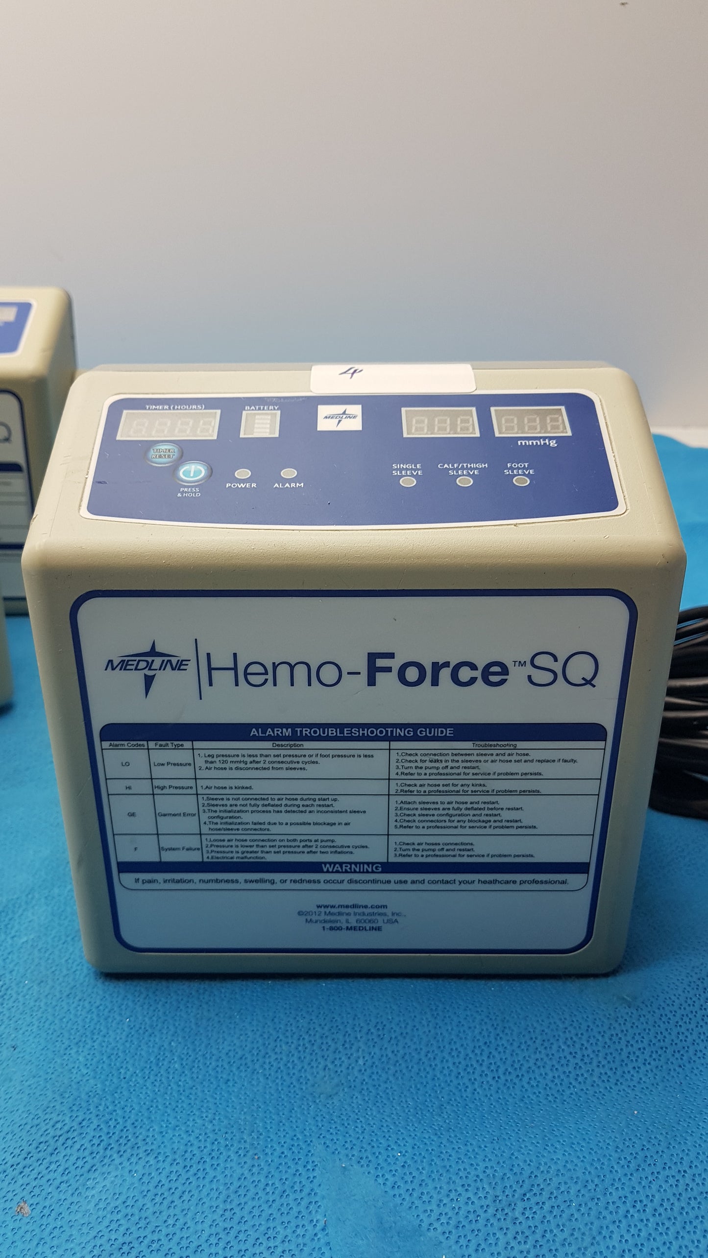 Lot of 5 Medline Hemo Force DVT Compression Pump MDS600SQ