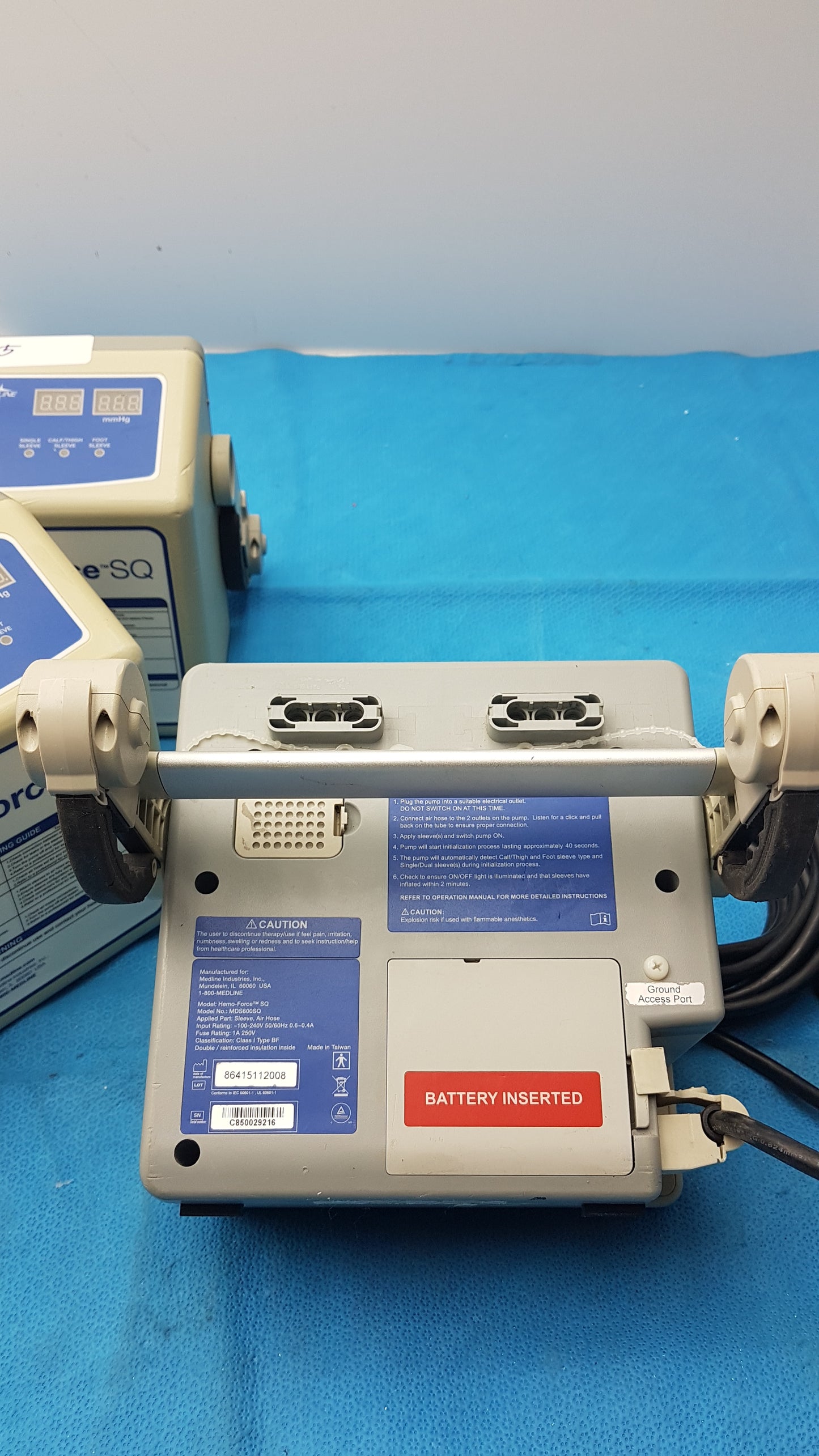 Lot of 5 Medline Hemo Force DVT Compression Pump MDS600SQ