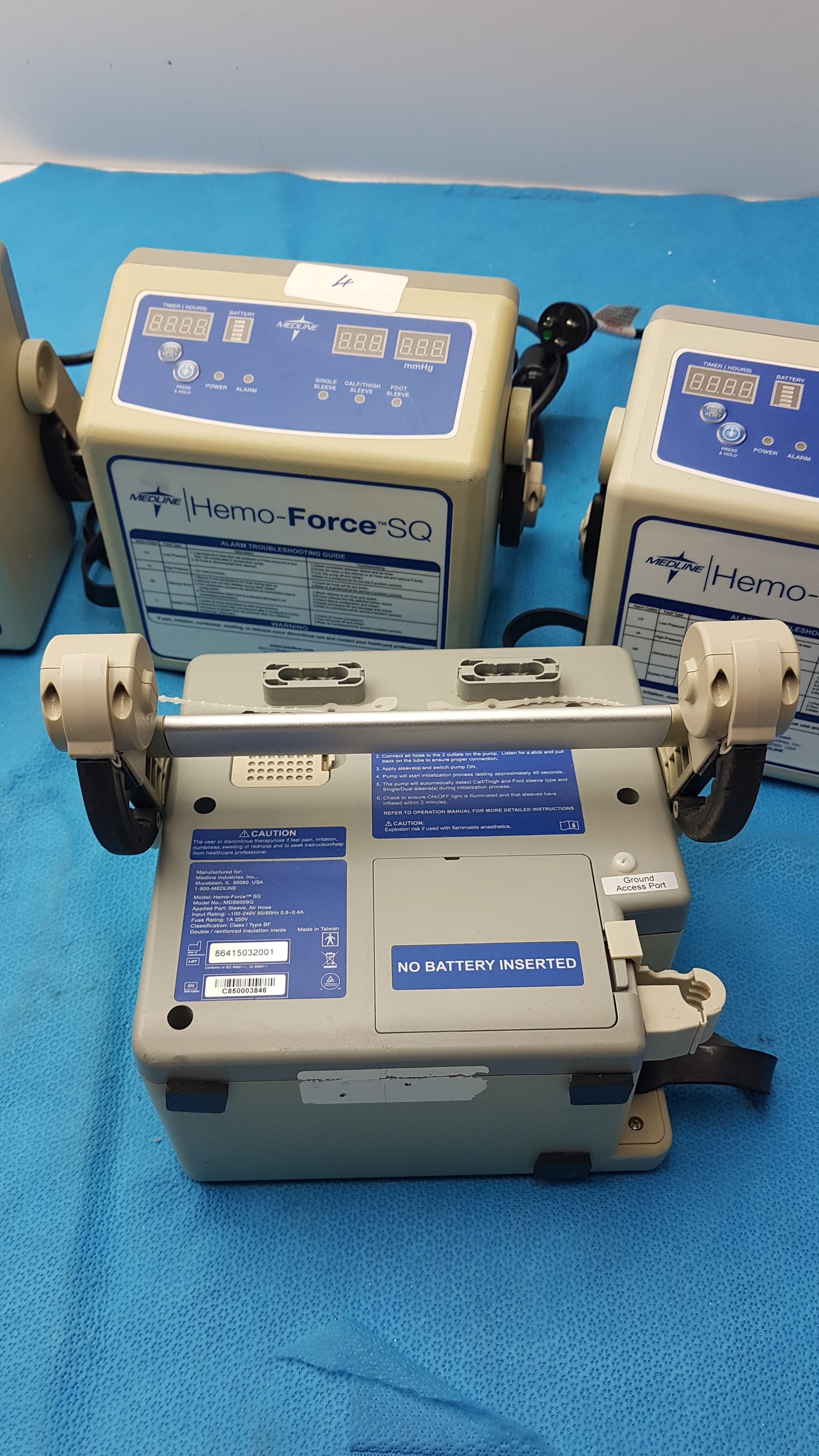 Lot of 5 Medline Hemo Force DVT Compression Pump