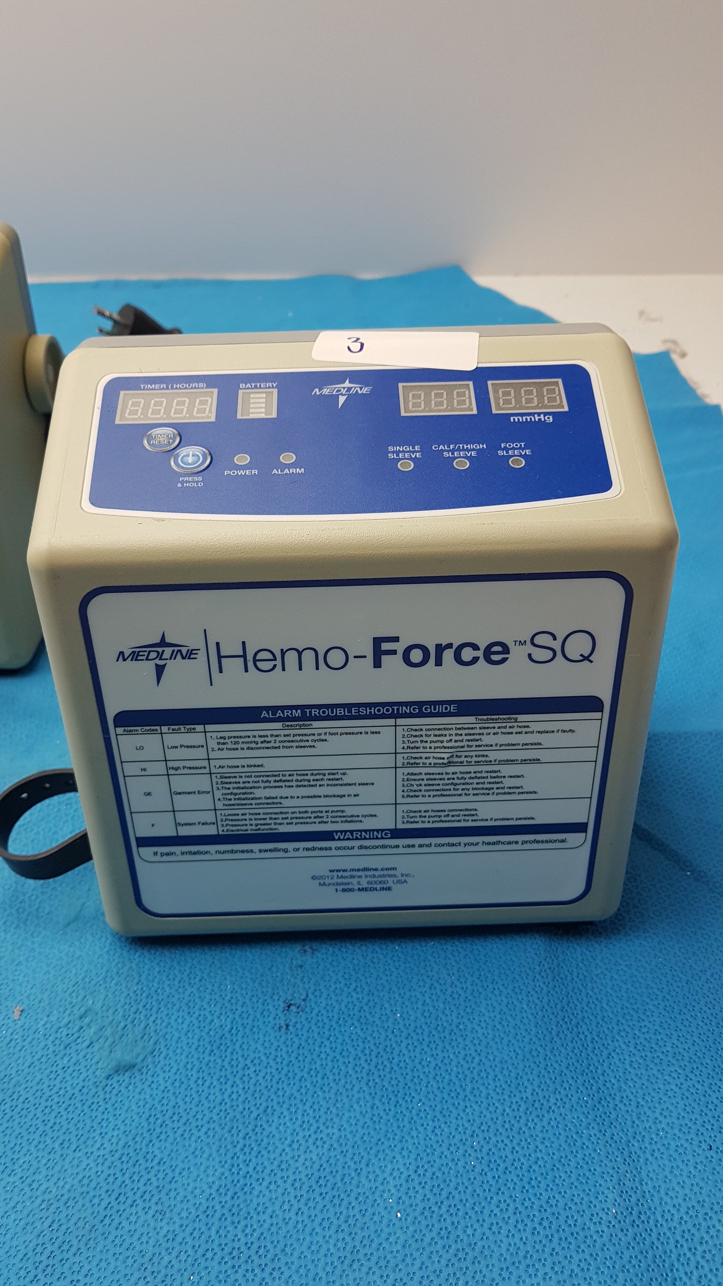 Lot of 5 Medline Hemo Force DVT Compression Pump