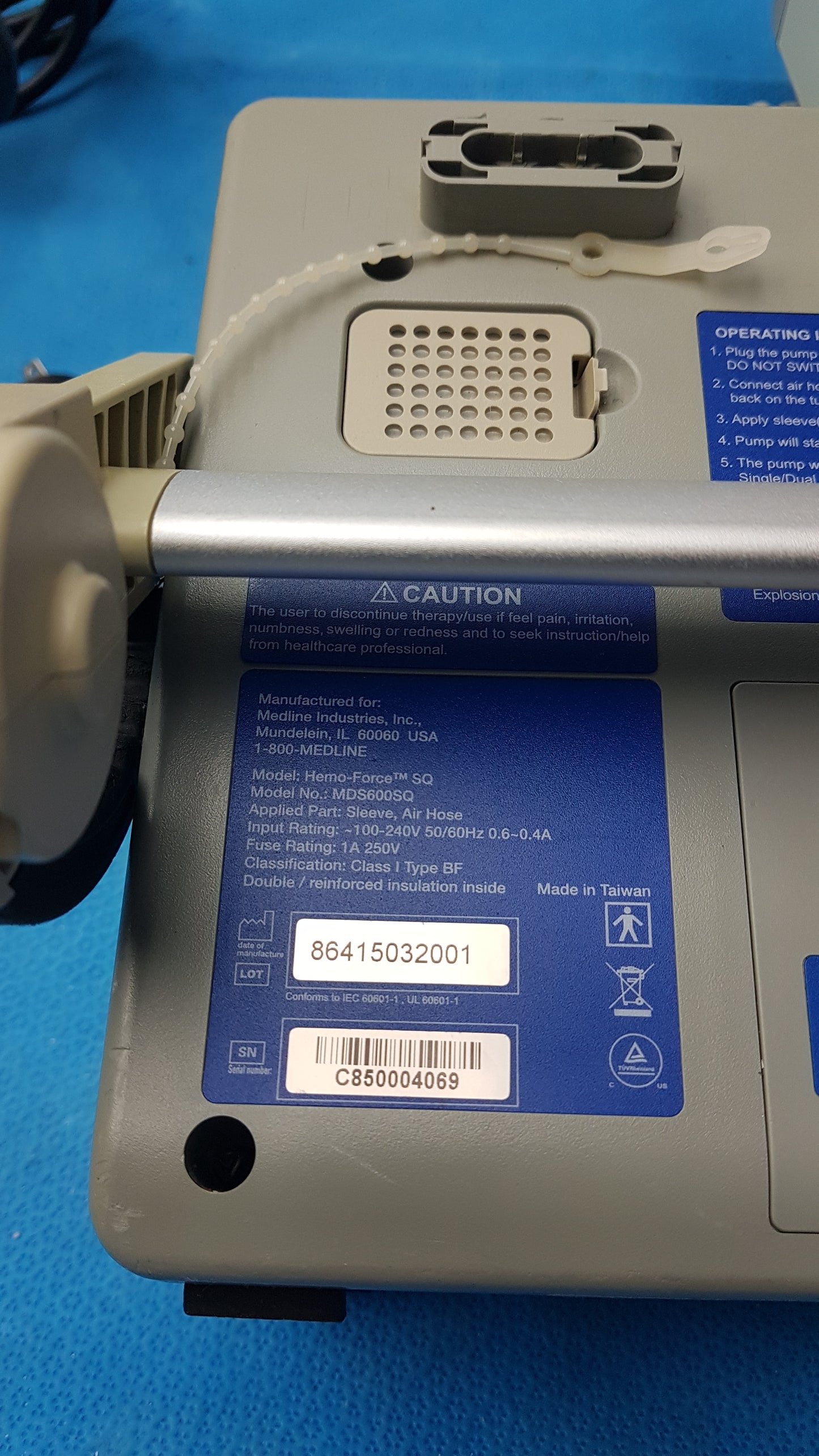 Lot of 5 Medline Hemo Force DVT Compression Pump