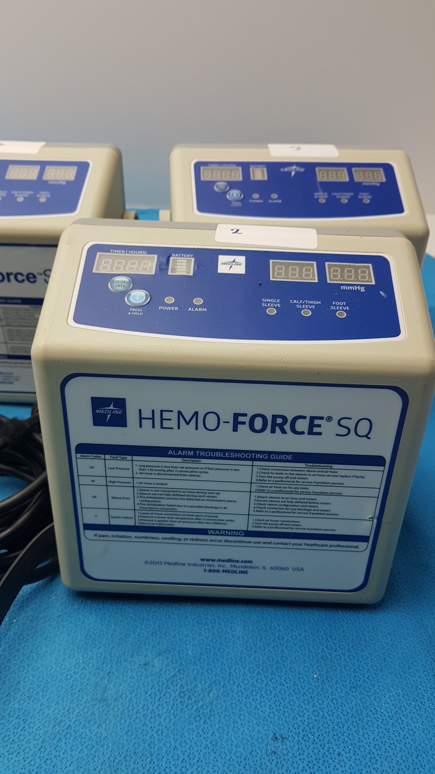 Lot of 5 Medline Hemo Force DVT Compression Pump