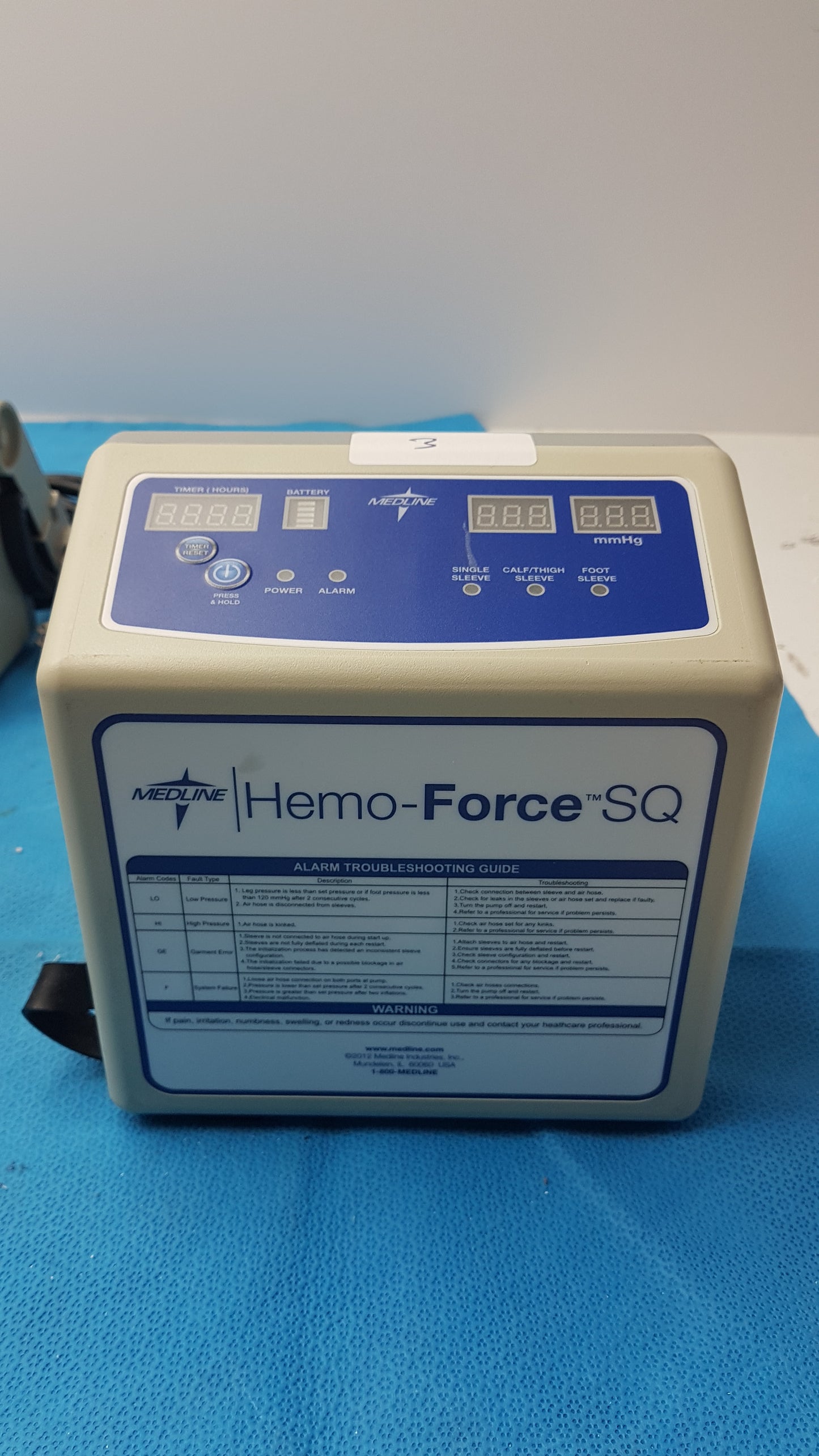 Lot of 5 Medline Hemo Force DVT Compression Pump