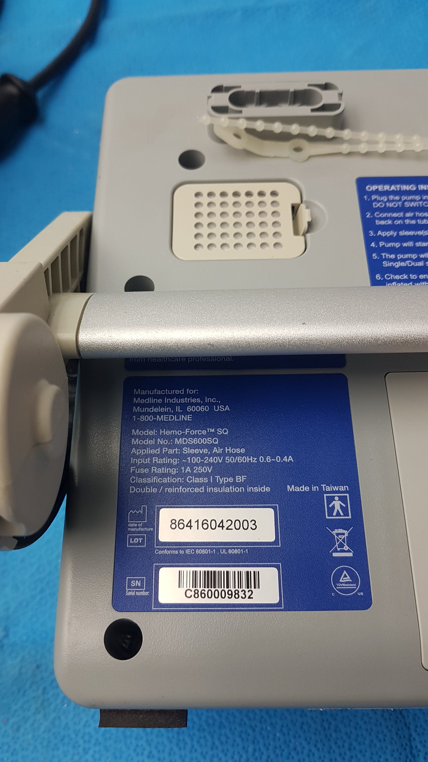Lot of 5 Medline Hemo Force DVT Compression Pump