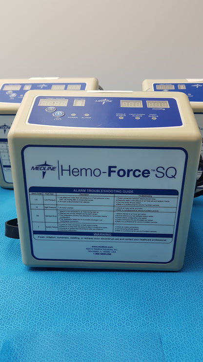 Lot of 5 Medline MDS600SQ Hemo Force SQ Sequential DVT Pump