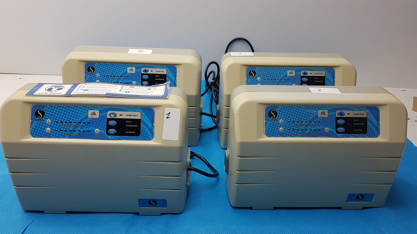 Lot of 4 Sizewise SW-AMP Dynamic Alternating Mattress Pumps