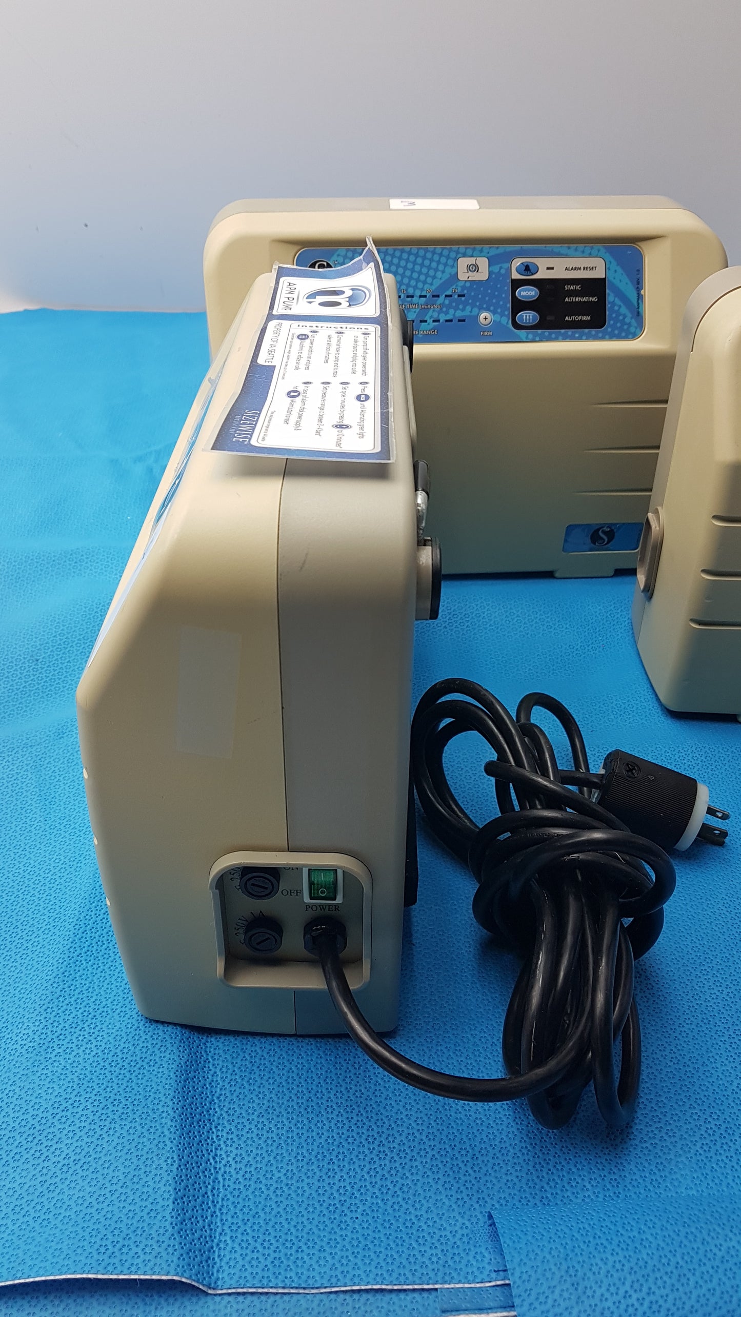 Lot of 4 Sizewise SW-AMP Dynamic Alternating Mattress Pumps