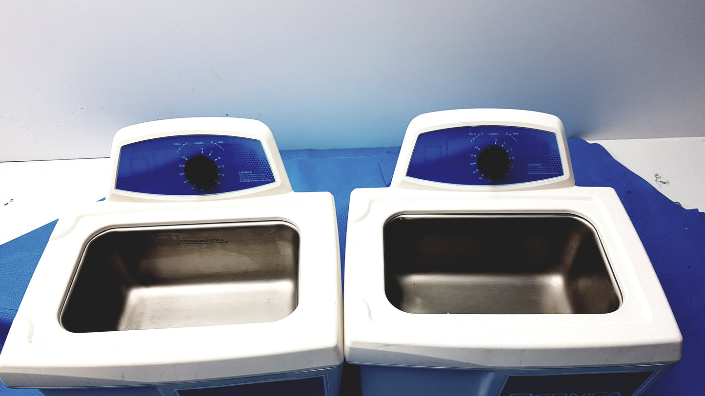 Lot of 2 Qsonica C75T Ultrasonic Cleaners