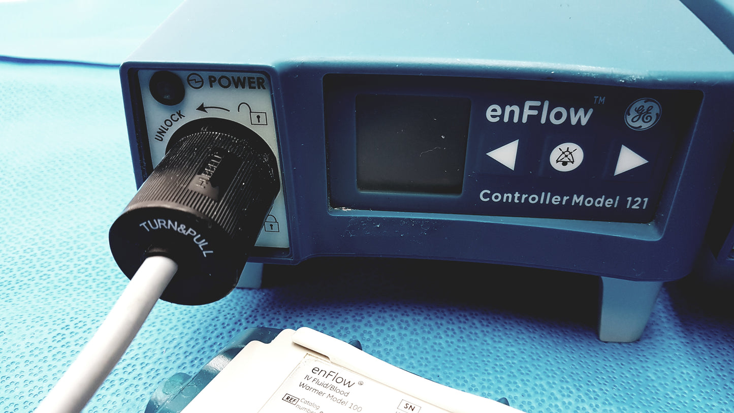 Lot of 3 GE Medical System Enflow 121 IV Fluid Warmer Model 100