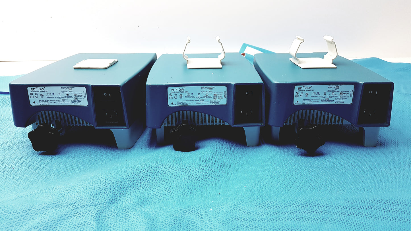 Lot of 3 GE Medical System Enflow 121 IV Fluid Warmer Model 100