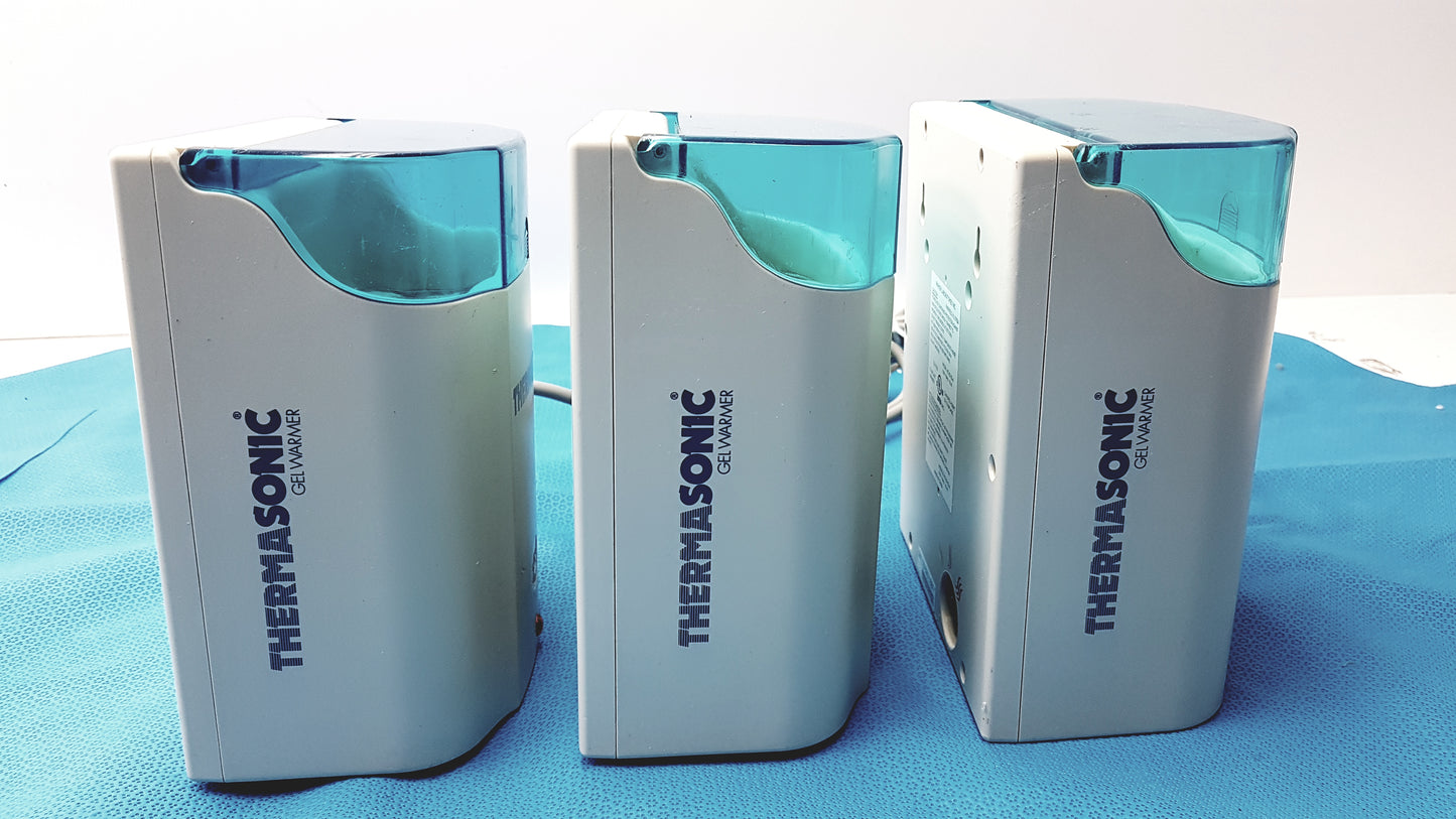 Lot of 3 Parker Laboratories 82-03-A Thermasonic Gel Warmers