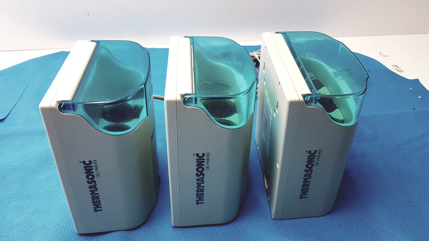 Lot of 3 Parker Laboratories 82-03-A Thermasonic Gel Warmers
