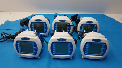 Lot of 6 Covidien Kangaroo Enteral Feeding Infusion Pumps With Power Supplies