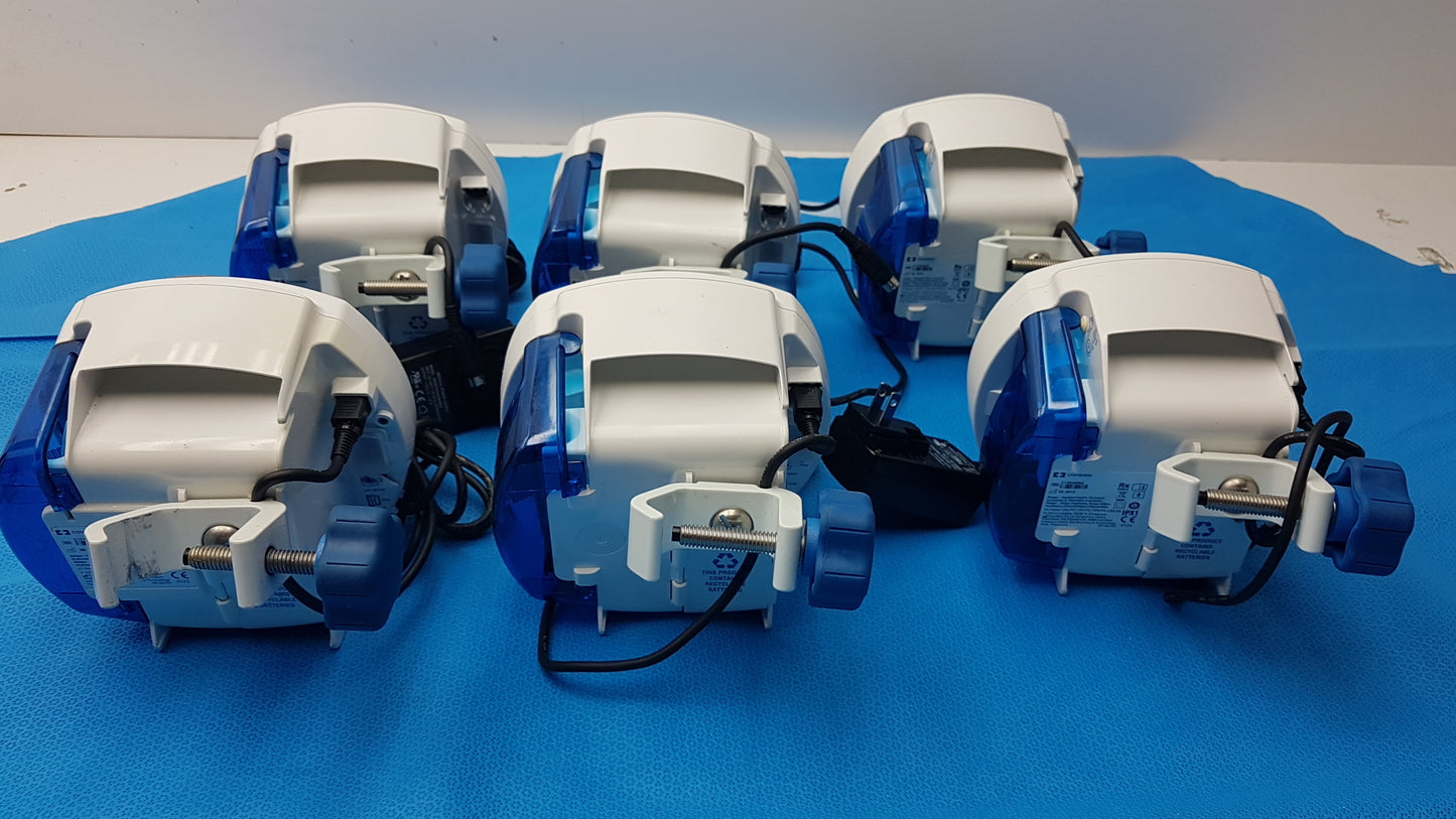 Lot of 6 Covidien Kangaroo Enteral Feeding Infusion Pumps With Power Supplies