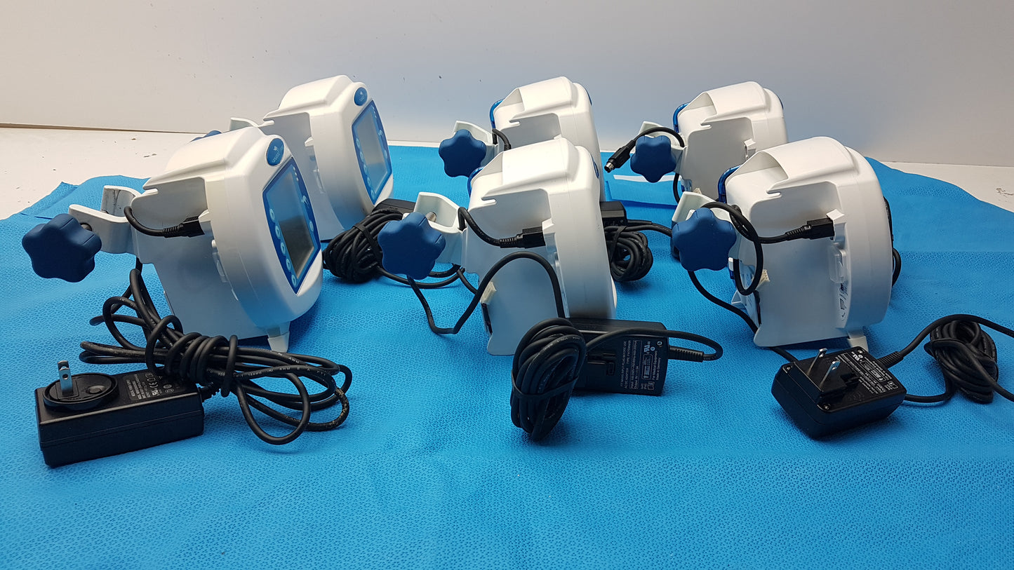 Lot of 6 Covidien Kangaroo Enteral Feeding Infusion Pumps With Power Supplies