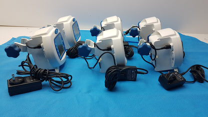 Lot of 6 Covidien Kangaroo Enteral Feeding Infusion Pumps With Power Supplies