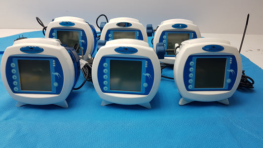 Lot of 6 Covidien Kangaroo Enteral Feeding Infusion Pumps With Power Supplies