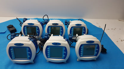Lot of 6 Covidien Kangaroo Enteral Feeding Infusion Pumps With Power Supplies